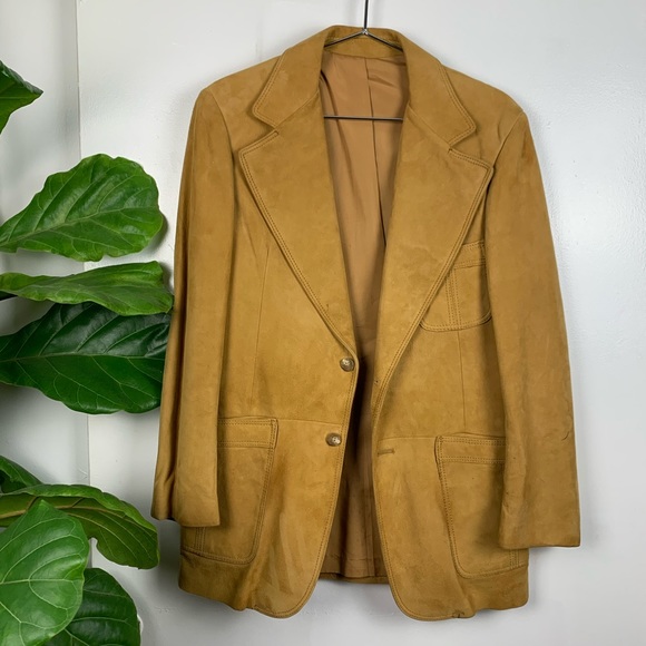 I. Magnin Vintage Suede Blazer - 40 - Picture 1 of 8